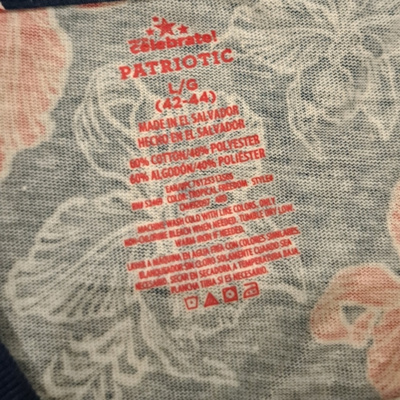 NWOT Men's Colorful Graphic Tee Sz L - Picture 3 of 3